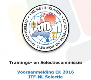 Aanmelding selectie 2016